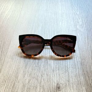 quay australia noosa black tortoise retro polarized cat eye sunglasses eyewear